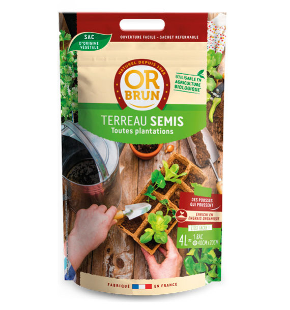 TERREAU SEMIS OR BRUN