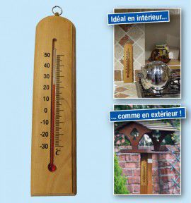 THERMOMETRE BOIS